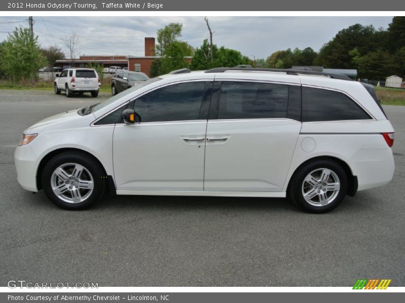 Taffeta White / Beige 2012 Honda Odyssey Touring