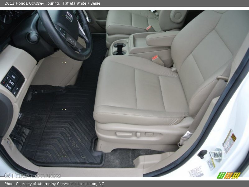 Taffeta White / Beige 2012 Honda Odyssey Touring