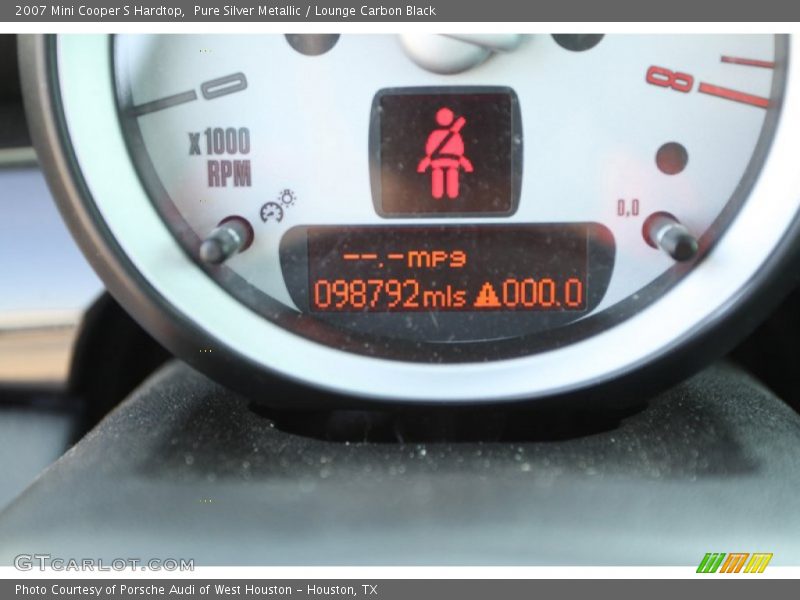 Pure Silver Metallic / Lounge Carbon Black 2007 Mini Cooper S Hardtop
