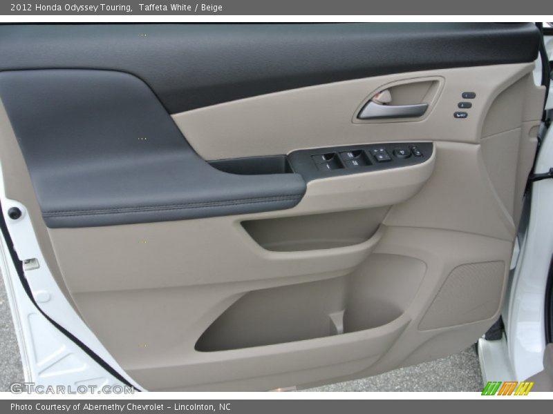 Taffeta White / Beige 2012 Honda Odyssey Touring