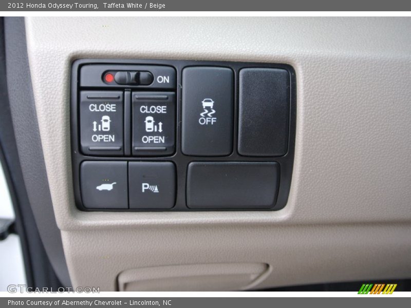 Taffeta White / Beige 2012 Honda Odyssey Touring