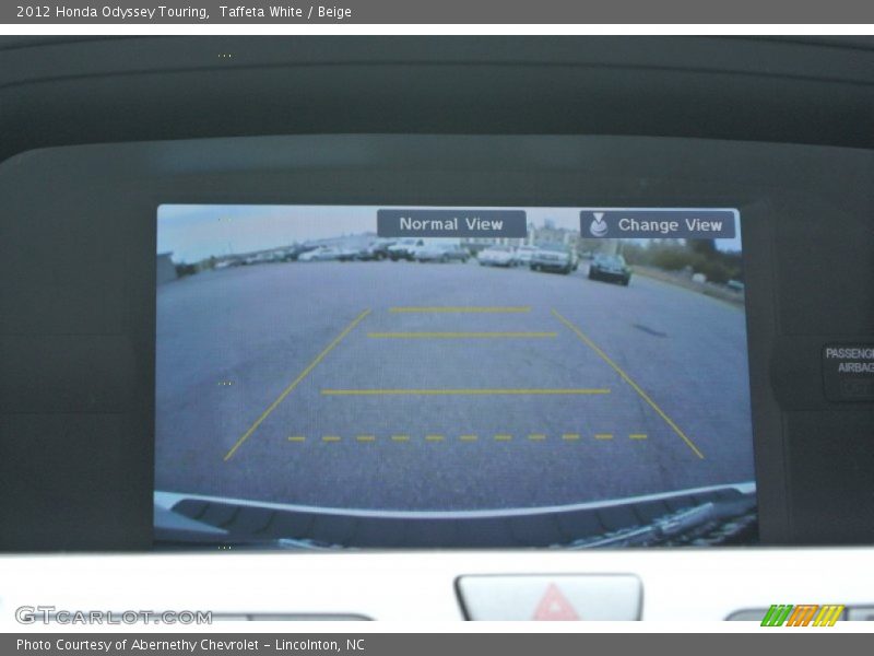 Taffeta White / Beige 2012 Honda Odyssey Touring
