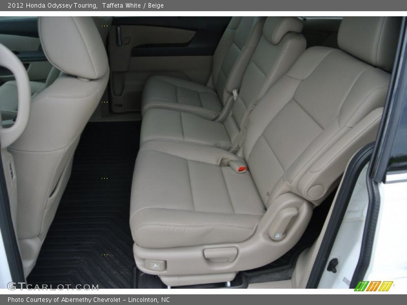 Taffeta White / Beige 2012 Honda Odyssey Touring