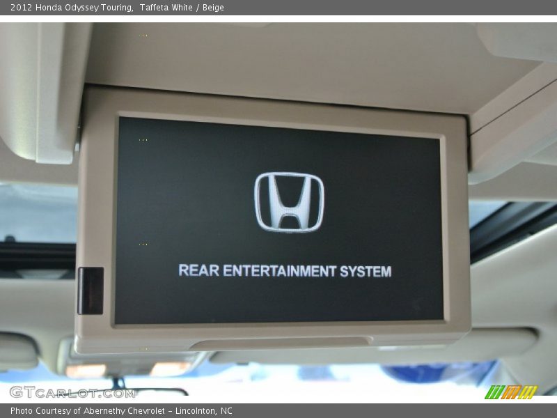 Taffeta White / Beige 2012 Honda Odyssey Touring
