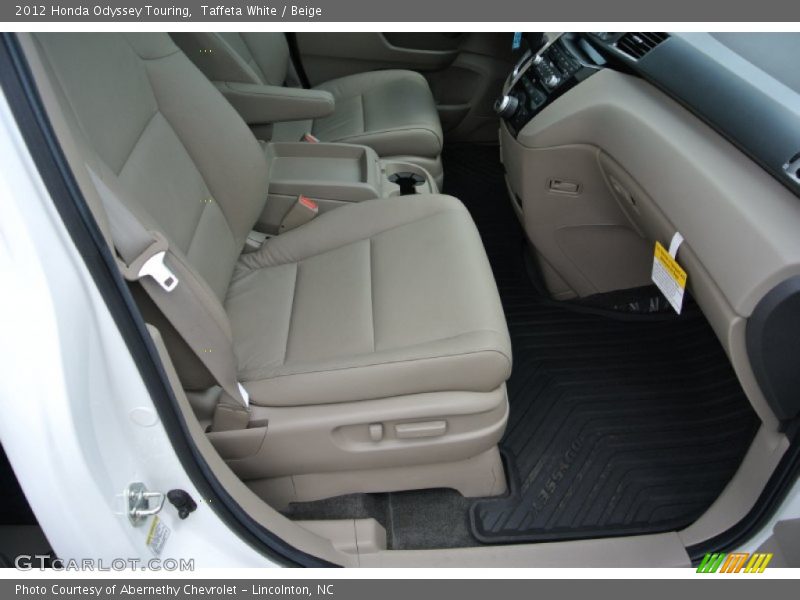 Taffeta White / Beige 2012 Honda Odyssey Touring