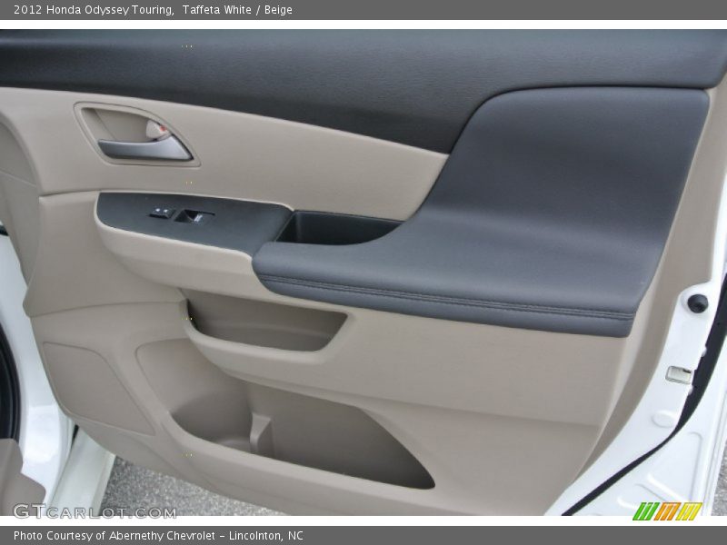 Taffeta White / Beige 2012 Honda Odyssey Touring