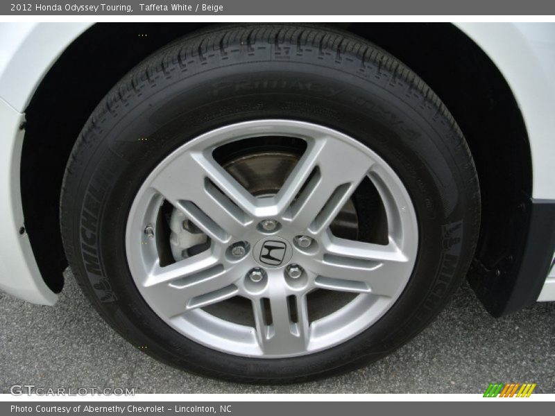 Taffeta White / Beige 2012 Honda Odyssey Touring
