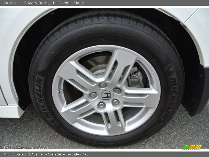 Taffeta White / Beige 2012 Honda Odyssey Touring