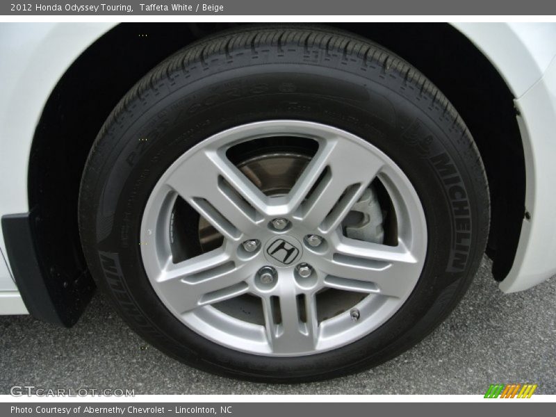 Taffeta White / Beige 2012 Honda Odyssey Touring