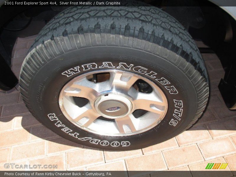 Silver Frost Metallic / Dark Graphite 2001 Ford Explorer Sport 4x4