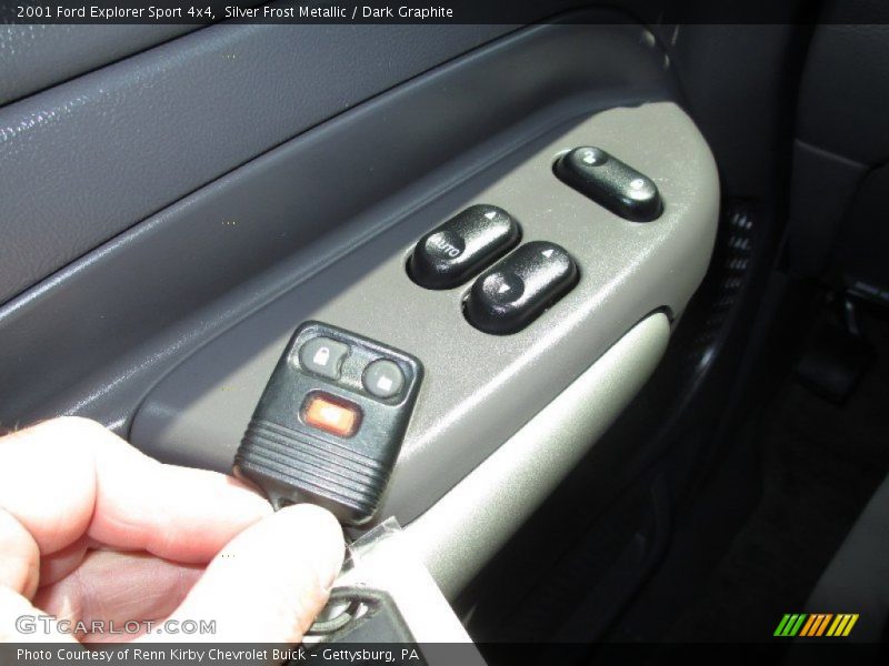 Silver Frost Metallic / Dark Graphite 2001 Ford Explorer Sport 4x4