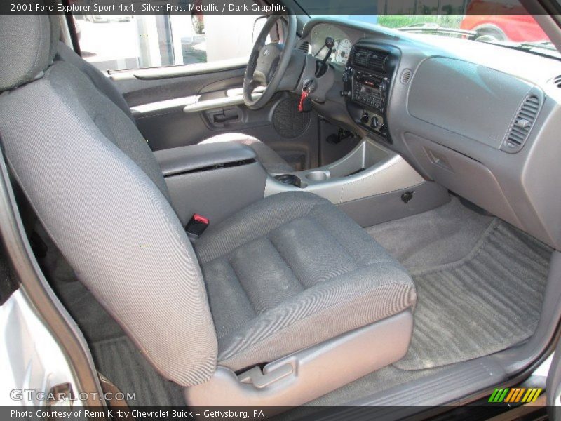 Silver Frost Metallic / Dark Graphite 2001 Ford Explorer Sport 4x4
