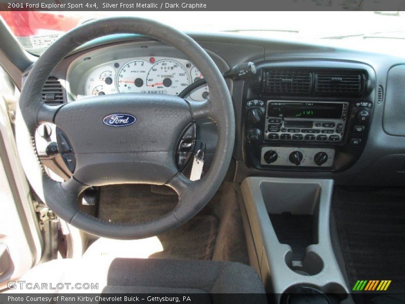 Silver Frost Metallic / Dark Graphite 2001 Ford Explorer Sport 4x4