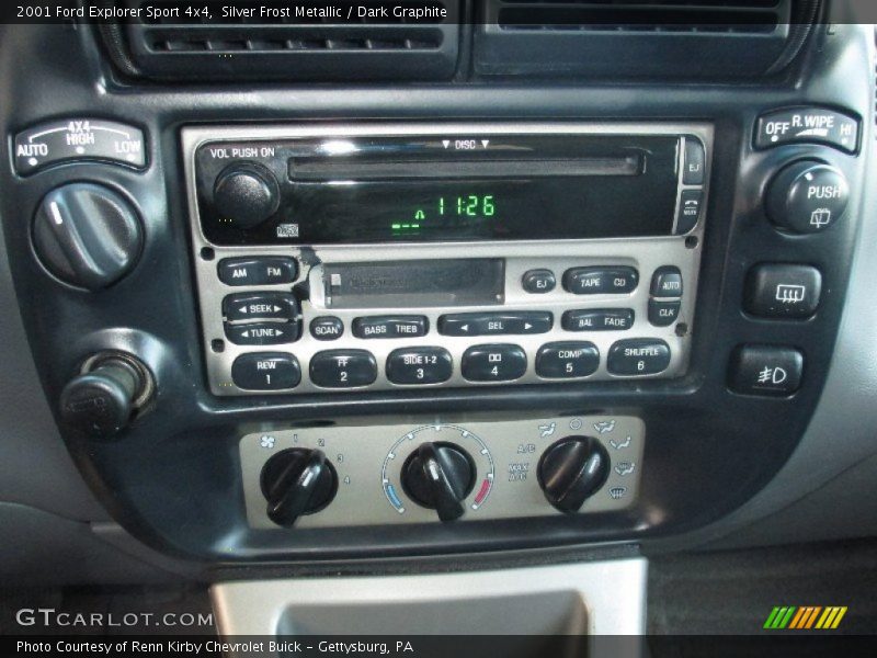 Silver Frost Metallic / Dark Graphite 2001 Ford Explorer Sport 4x4