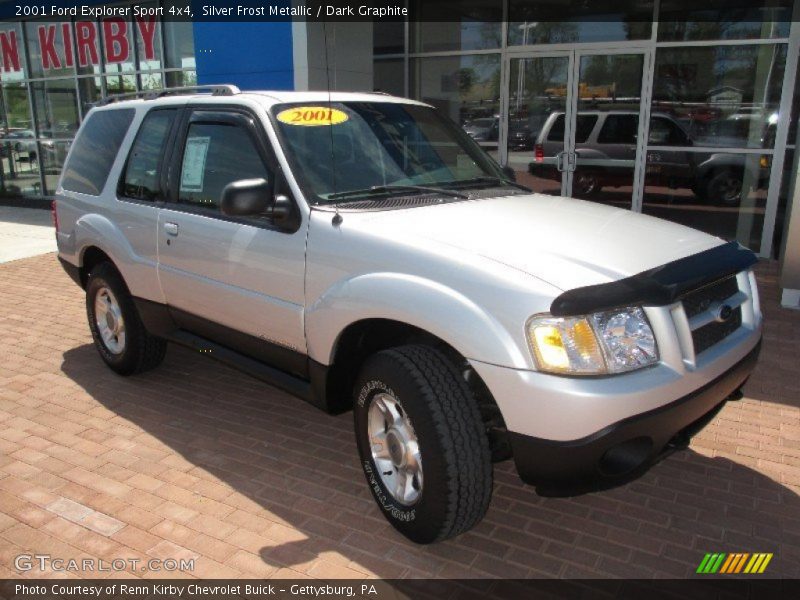 Silver Frost Metallic / Dark Graphite 2001 Ford Explorer Sport 4x4