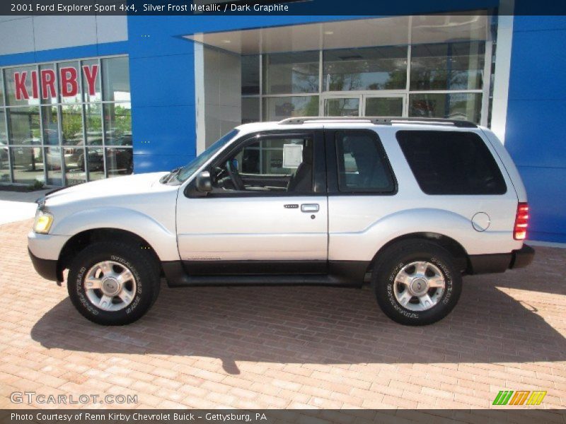 Silver Frost Metallic / Dark Graphite 2001 Ford Explorer Sport 4x4