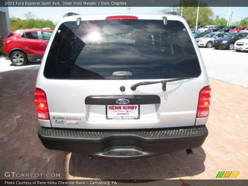 Silver Frost Metallic / Dark Graphite 2001 Ford Explorer Sport 4x4