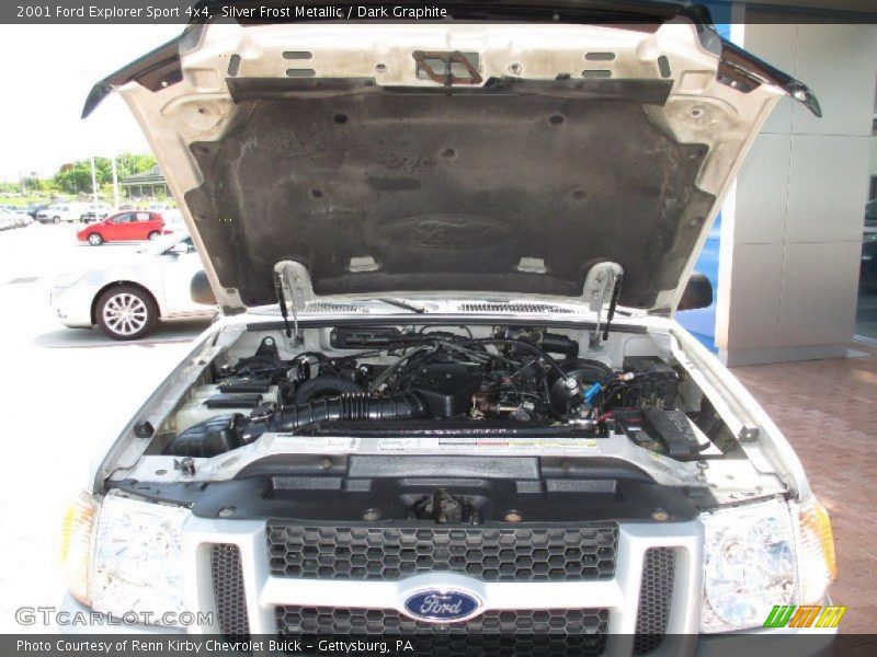 Silver Frost Metallic / Dark Graphite 2001 Ford Explorer Sport 4x4