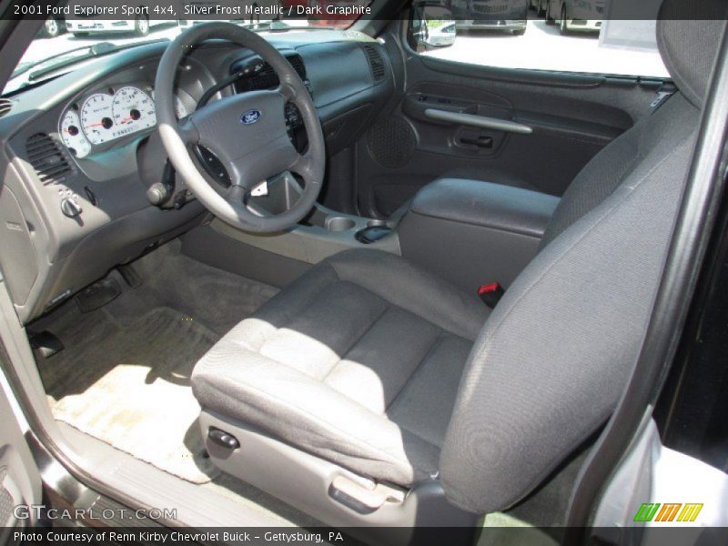 Silver Frost Metallic / Dark Graphite 2001 Ford Explorer Sport 4x4