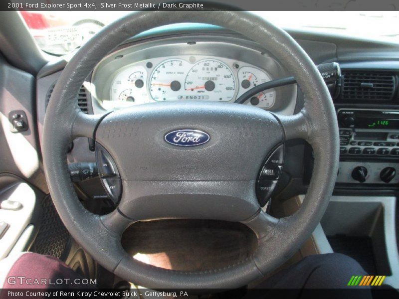 Silver Frost Metallic / Dark Graphite 2001 Ford Explorer Sport 4x4