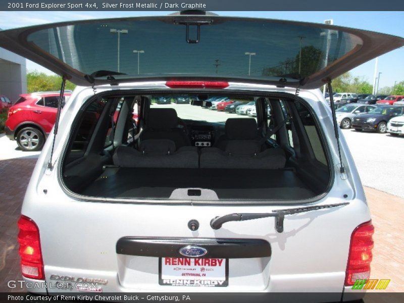 Silver Frost Metallic / Dark Graphite 2001 Ford Explorer Sport 4x4