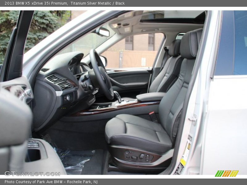 Titanium Silver Metallic / Black 2013 BMW X5 xDrive 35i Premium