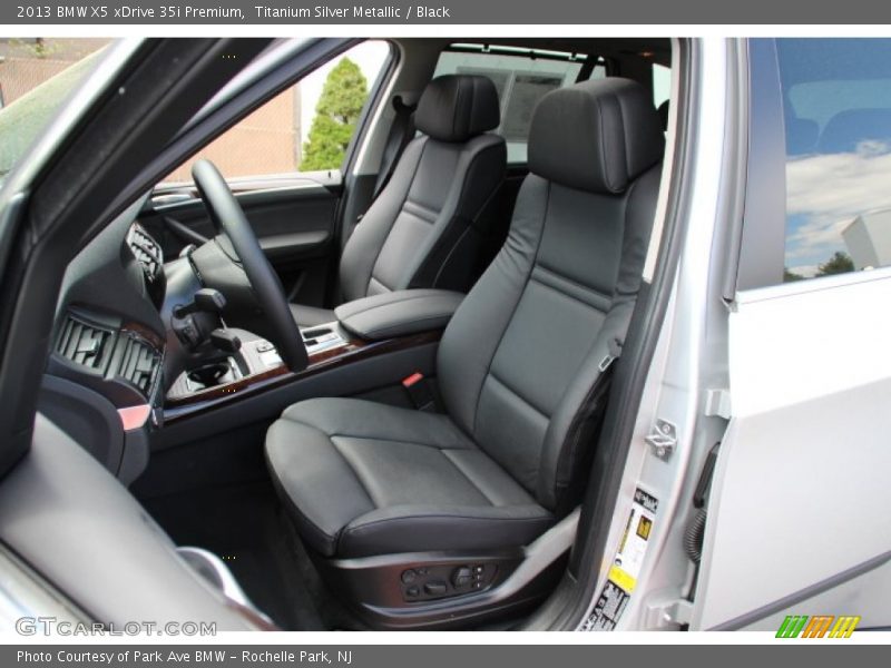 Titanium Silver Metallic / Black 2013 BMW X5 xDrive 35i Premium