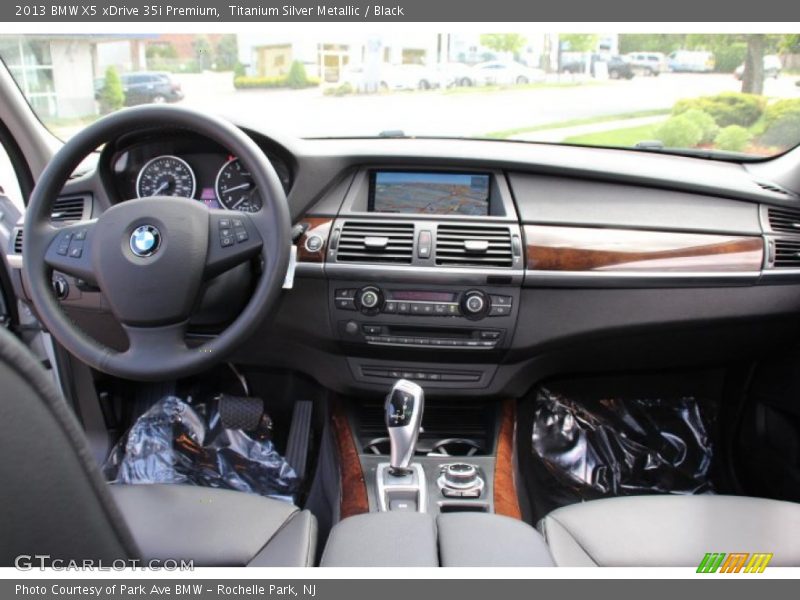 Titanium Silver Metallic / Black 2013 BMW X5 xDrive 35i Premium