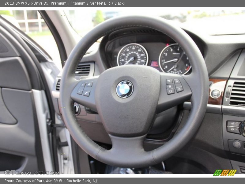Titanium Silver Metallic / Black 2013 BMW X5 xDrive 35i Premium