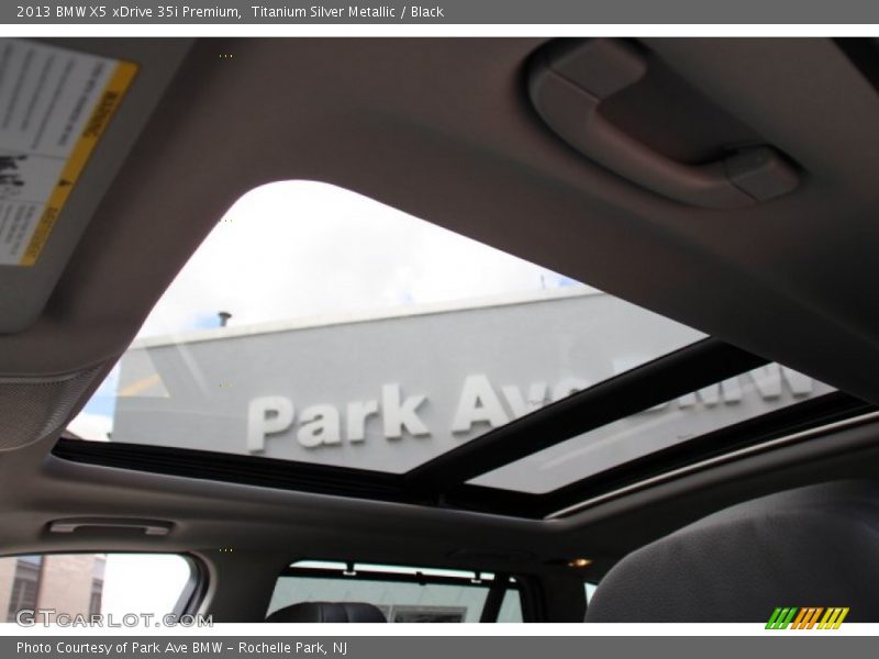 Titanium Silver Metallic / Black 2013 BMW X5 xDrive 35i Premium