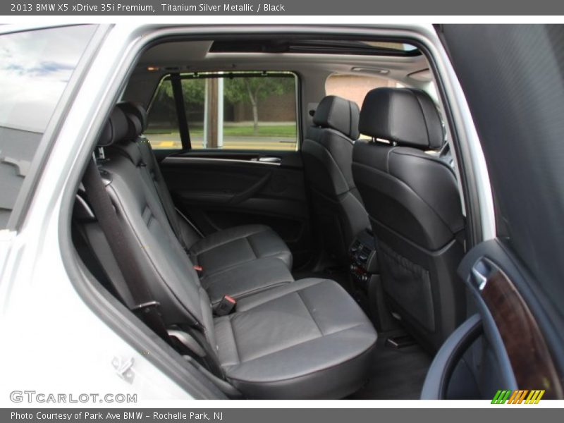 Titanium Silver Metallic / Black 2013 BMW X5 xDrive 35i Premium