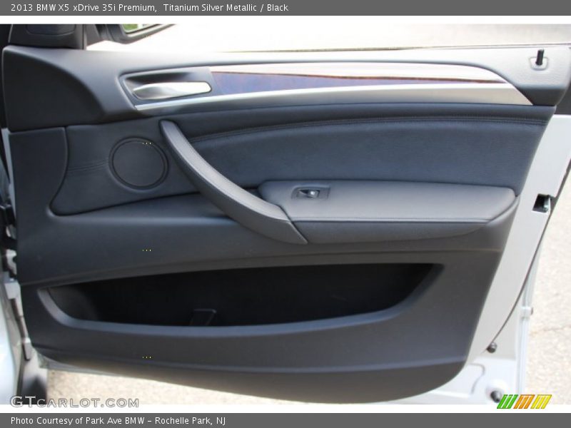Titanium Silver Metallic / Black 2013 BMW X5 xDrive 35i Premium
