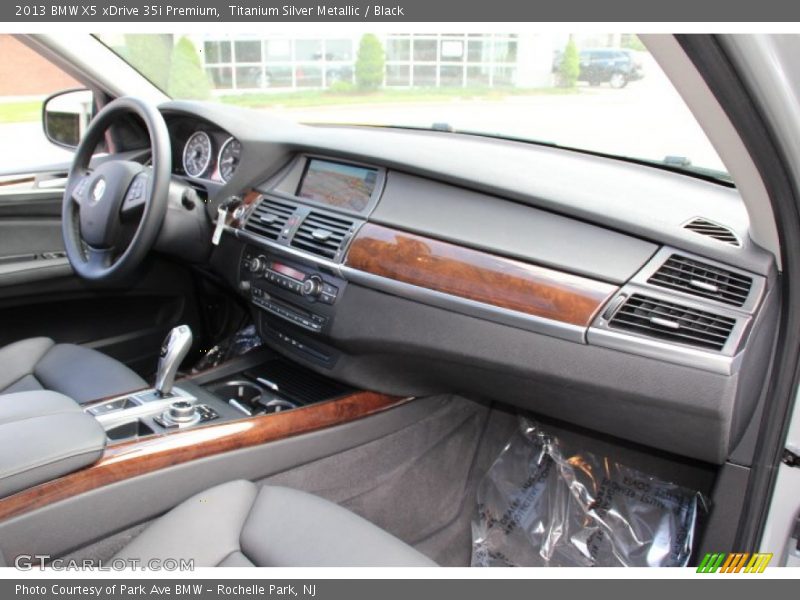 Titanium Silver Metallic / Black 2013 BMW X5 xDrive 35i Premium