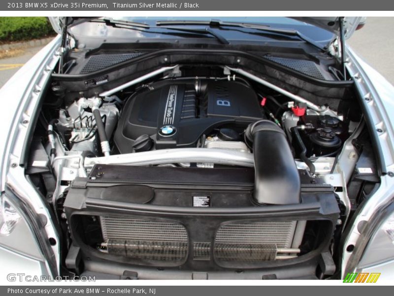 Titanium Silver Metallic / Black 2013 BMW X5 xDrive 35i Premium