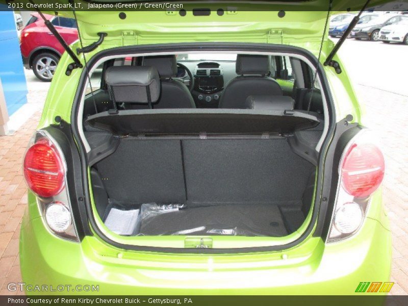 Jalapeno (Green) / Green/Green 2013 Chevrolet Spark LT