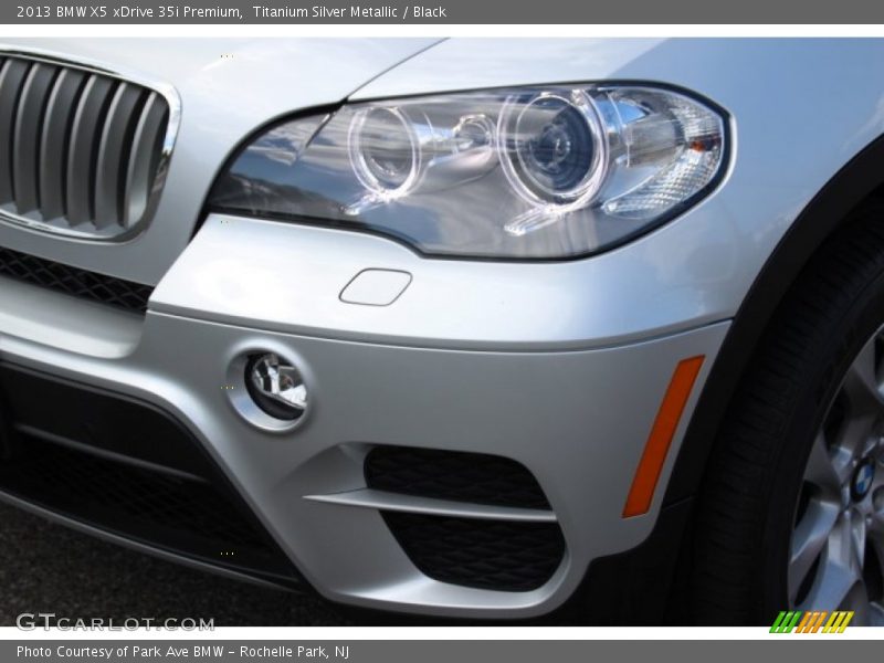 Titanium Silver Metallic / Black 2013 BMW X5 xDrive 35i Premium