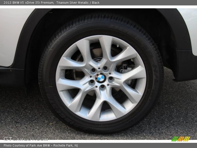 Titanium Silver Metallic / Black 2013 BMW X5 xDrive 35i Premium