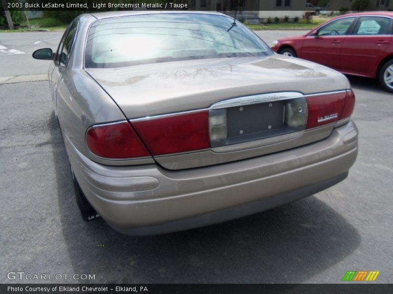 Light Bronzemist Metallic / Taupe 2003 Buick LeSabre Limited