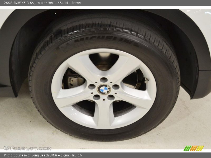 Alpine White / Saddle Brown 2008 BMW X5 3.0si