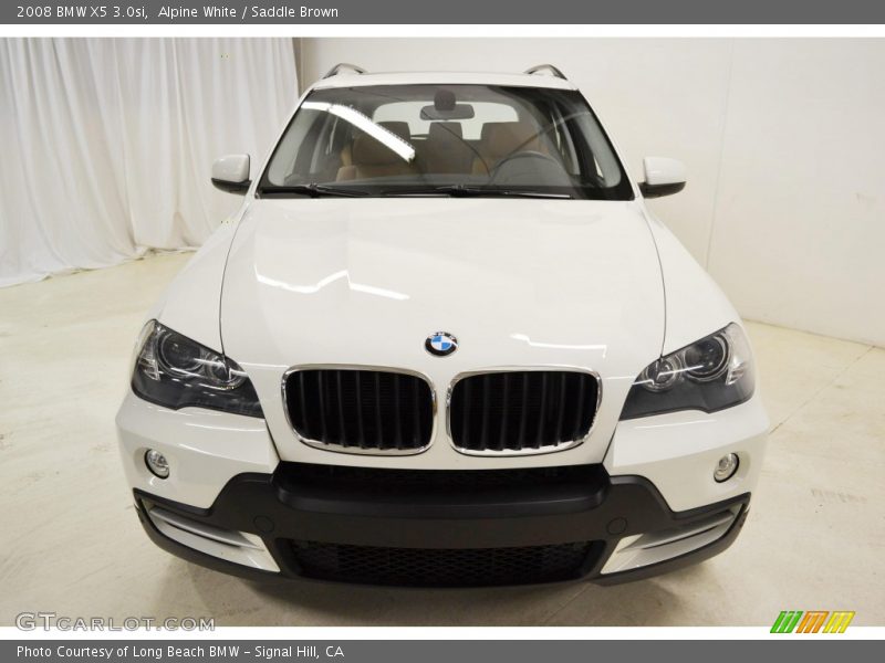 Alpine White / Saddle Brown 2008 BMW X5 3.0si