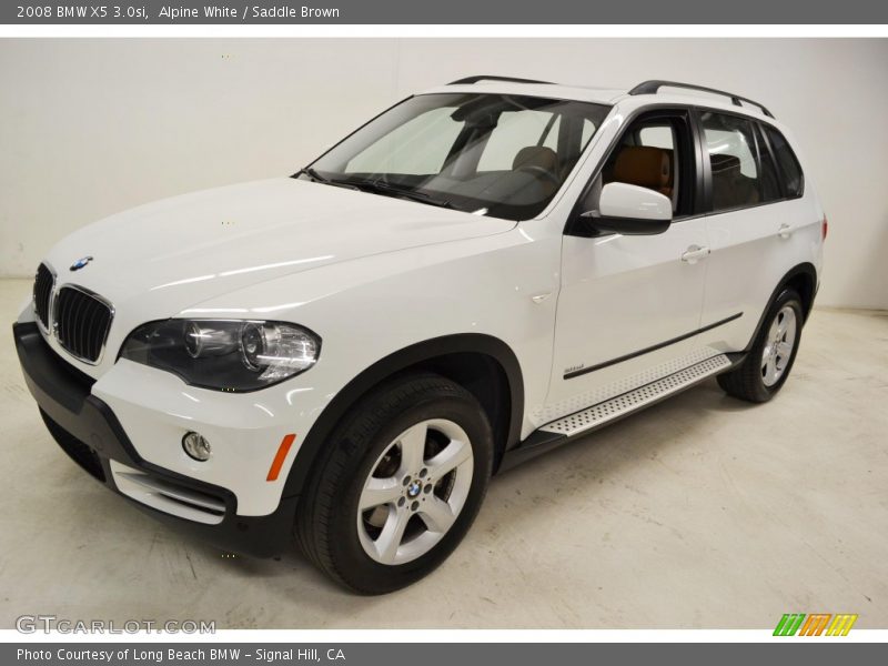 Alpine White / Saddle Brown 2008 BMW X5 3.0si
