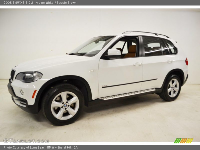 Alpine White / Saddle Brown 2008 BMW X5 3.0si