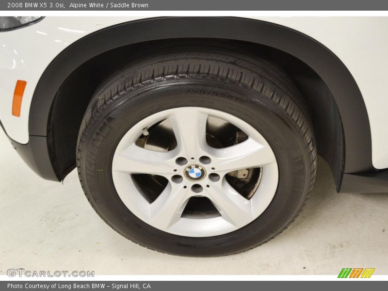 Alpine White / Saddle Brown 2008 BMW X5 3.0si