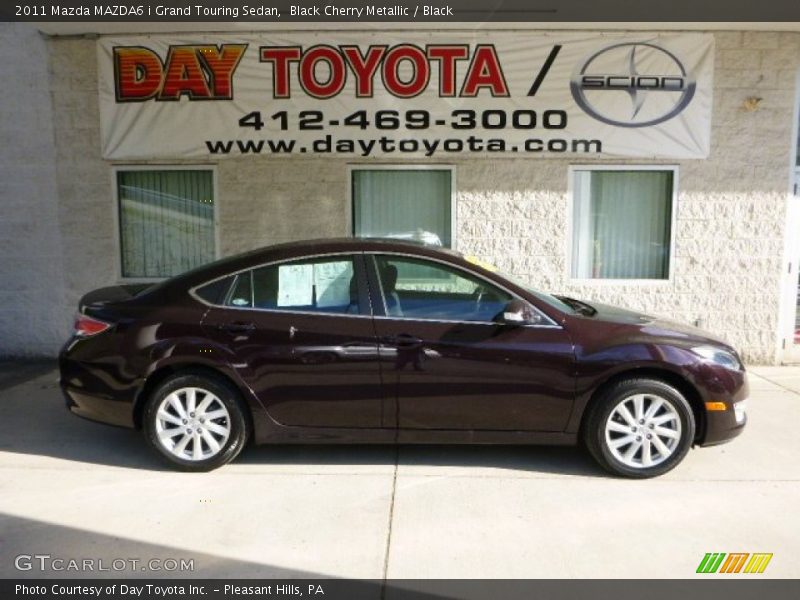 Black Cherry Metallic / Black 2011 Mazda MAZDA6 i Grand Touring Sedan