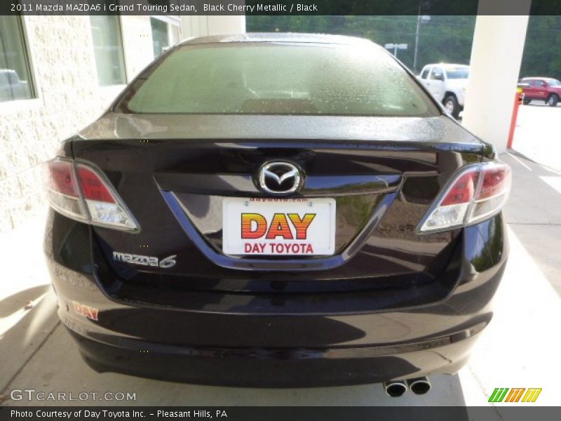 Black Cherry Metallic / Black 2011 Mazda MAZDA6 i Grand Touring Sedan
