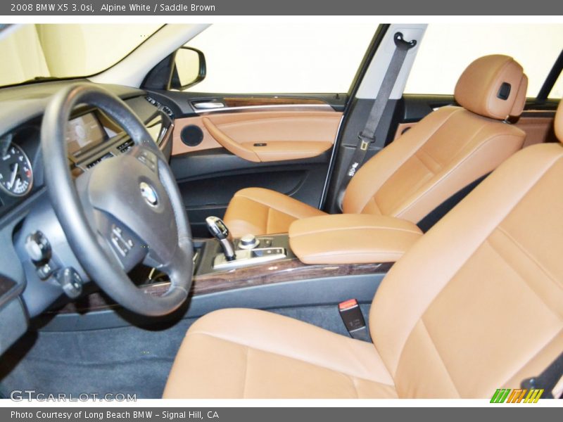Alpine White / Saddle Brown 2008 BMW X5 3.0si