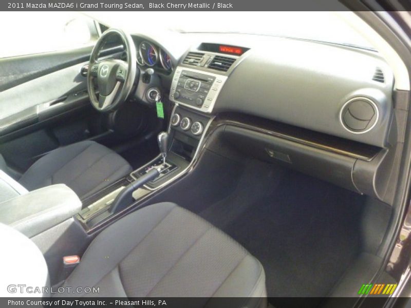 Black Cherry Metallic / Black 2011 Mazda MAZDA6 i Grand Touring Sedan