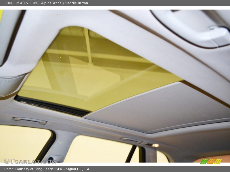 Alpine White / Saddle Brown 2008 BMW X5 3.0si