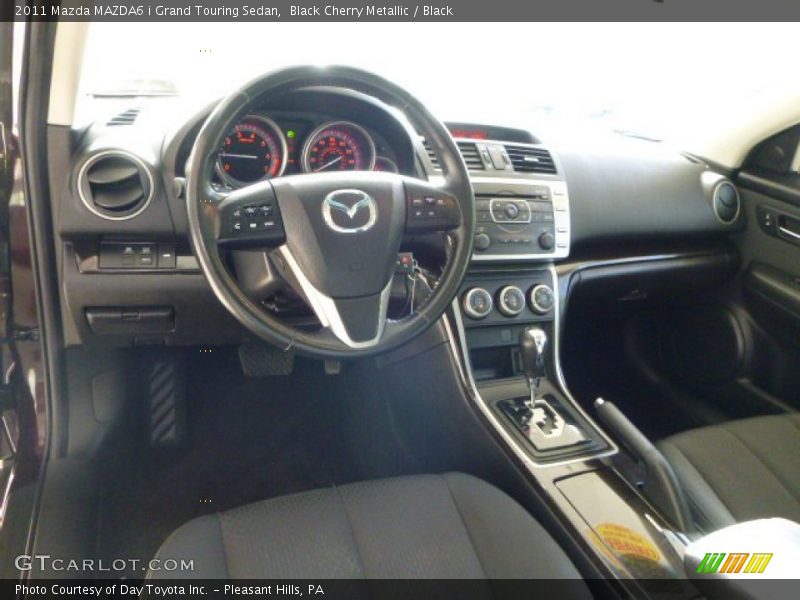 Black Cherry Metallic / Black 2011 Mazda MAZDA6 i Grand Touring Sedan
