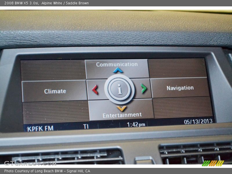 Alpine White / Saddle Brown 2008 BMW X5 3.0si